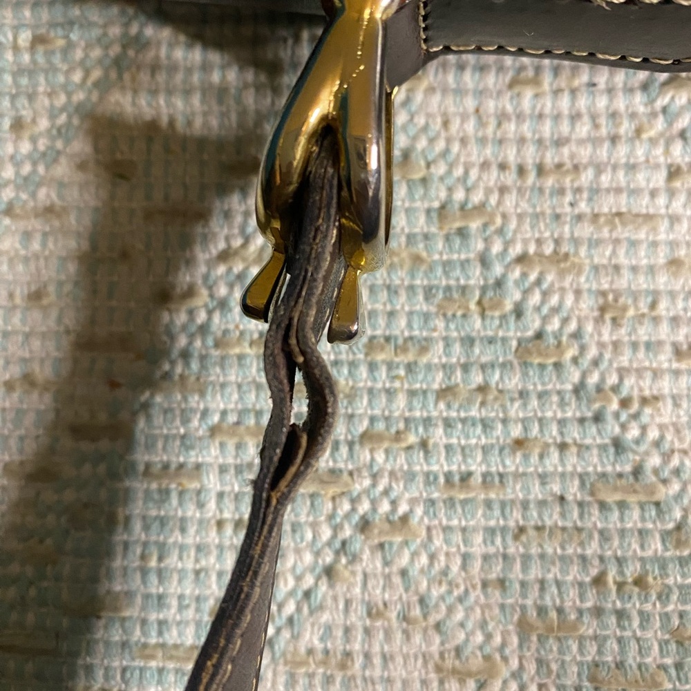 Celine Vintage  Leather and Canvas Shoulder Bag - Picture 13 of 14